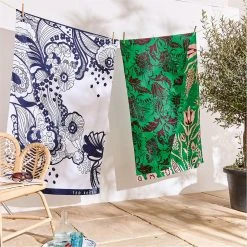 Ted Baker Ted Baker Retro Beach Towel for Towels Colour Navy/white -Outlet Wardrobe Mix Store 79707818 xxl a2