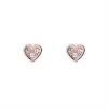 Ted Baker NEENA Nano Heart Stud Earrings for Earrings Colour Rose Gold -Outlet Wardrobe Mix Store 80014110 xxl