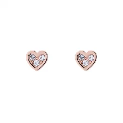 Ted Baker NEENA Nano Heart Stud Earrings for Earrings Colour Rose Gold