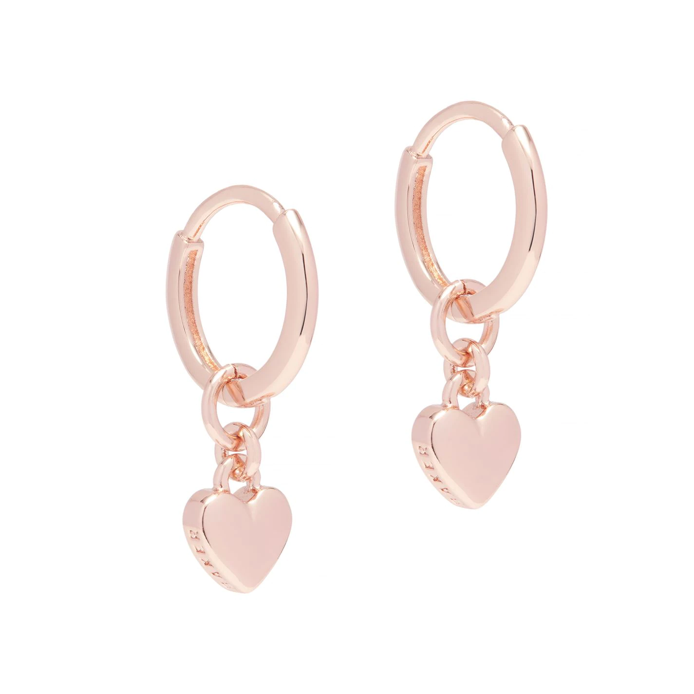 Ted Baker HARRYE Sweetheart Huggie Earrings for Earrings Colour Rose Gold 3 Ted Baker HARRYE Sweetheart Huggie Earrings for Earrings Colour Rose Gold