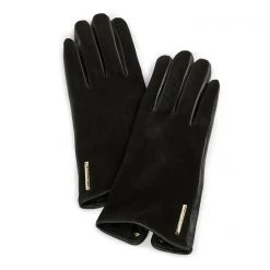 Ted Baker Ted Baker Arlett Suede Gloves Womens for Ladies' Gloves Colour black