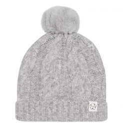 Ted Baker Hannss Bobble Hat for Ladies Hats Colour charcoal