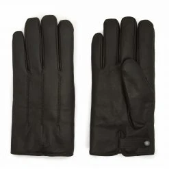Ted Baker Ted Baker Leather Gloves Mens for Men's Gloves Colour XChocolate