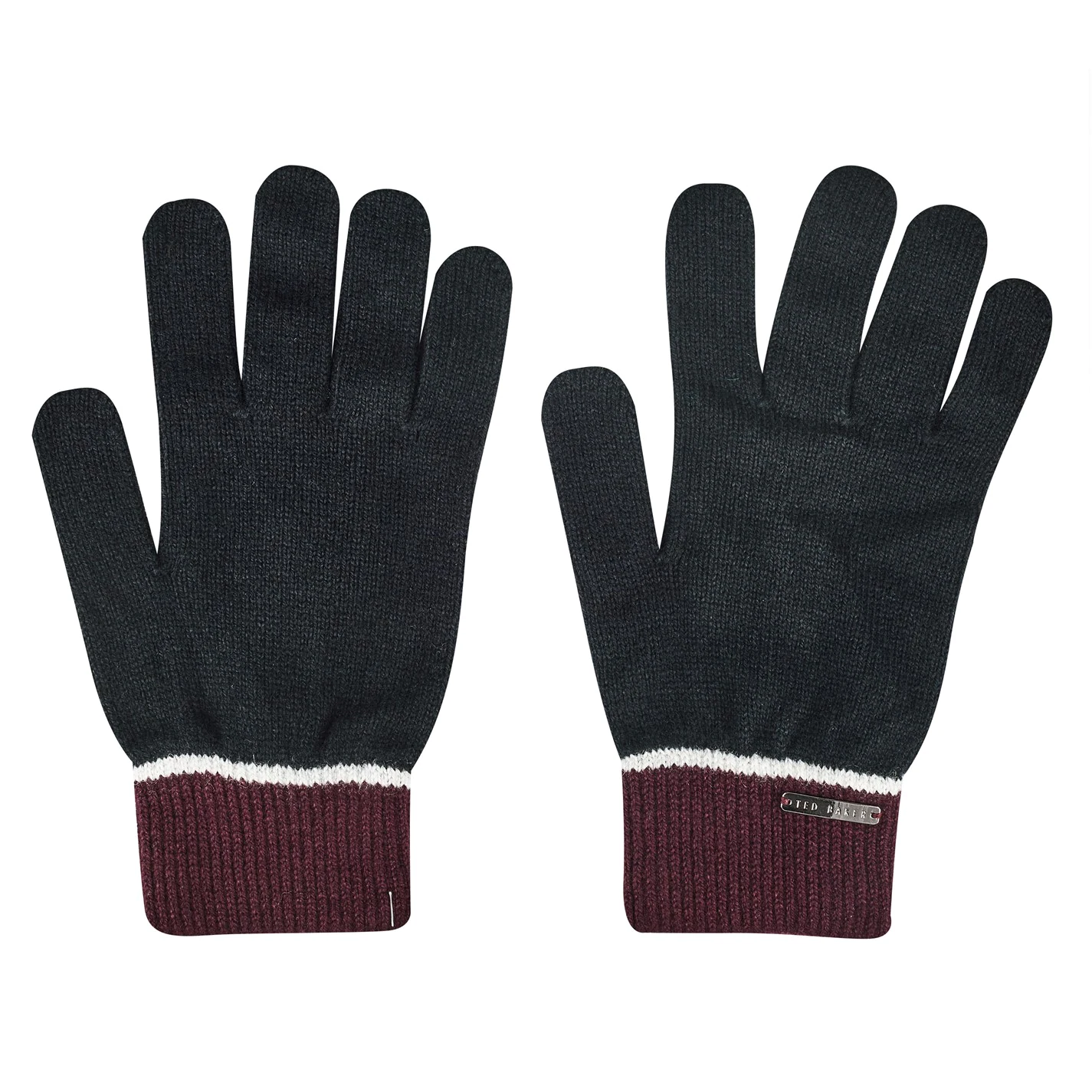 Ted Baker Ted Baker Wooglo Knitted Gloves Mens for Men's Gloves Colour Navy 3 Ted Baker Ted Baker Wooglo Knitted Gloves Mens for Men's Gloves Colour Navy