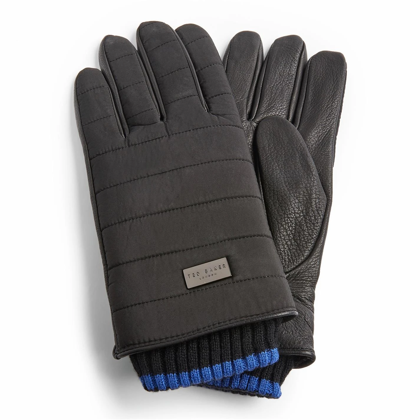 Ted Baker Ted Baker Bump Quilted Gloves Mens for Men's Gloves Colour Black 3 Ted Baker Ted Baker Bump Quilted Gloves Mens for Men's Gloves Colour Black