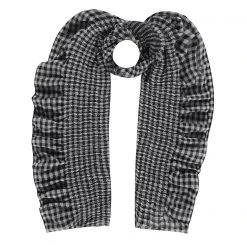 Ted Baker Ted Baker Penny Gingh Scarf Womens for Women's Scarves Colour black