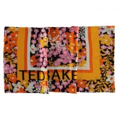 Ted Baker Ted Baker Dories Floral Square Scarf Womens for Women's Scarves Colour black 9 Ted Baker Ted Baker Dories Floral Square Scarf Womens for Women's Scarves Colour black -Outlet Wardrobe Mix Store 90263099 xxl a3