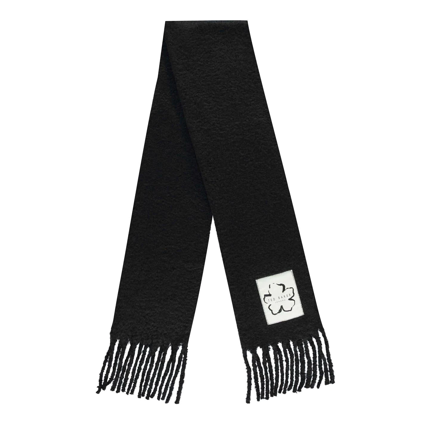 Ted Baker Ted Tiba Oversized Scarf Womens for Women's Scarves Colour black 3 Ted Baker Ted Tiba Oversized Scarf Womens for Women's Scarves Colour black