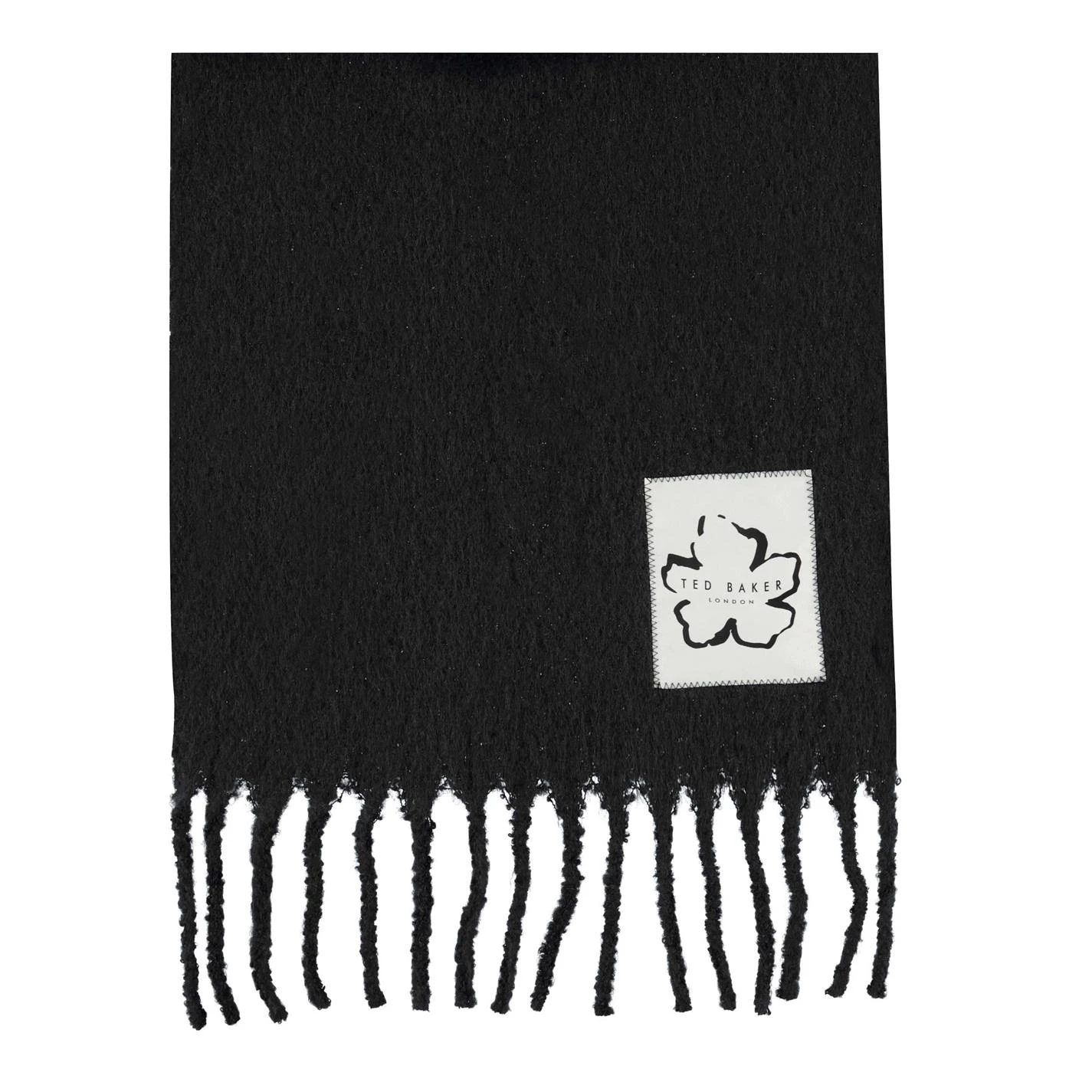 Ted Baker Ted Tiba Oversized Scarf Womens for Women's Scarves Colour black 4 Ted Baker Ted Tiba Oversized Scarf Womens for Women's Scarves Colour black - Image 2