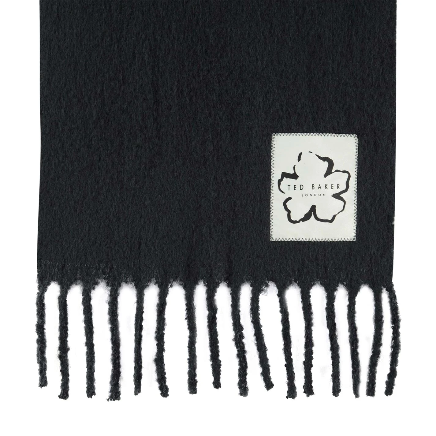 Ted Baker Ted Tiba Oversized Scarf Womens for Women's Scarves Colour black 5 Ted Baker Ted Tiba Oversized Scarf Womens for Women's Scarves Colour black - Image 3