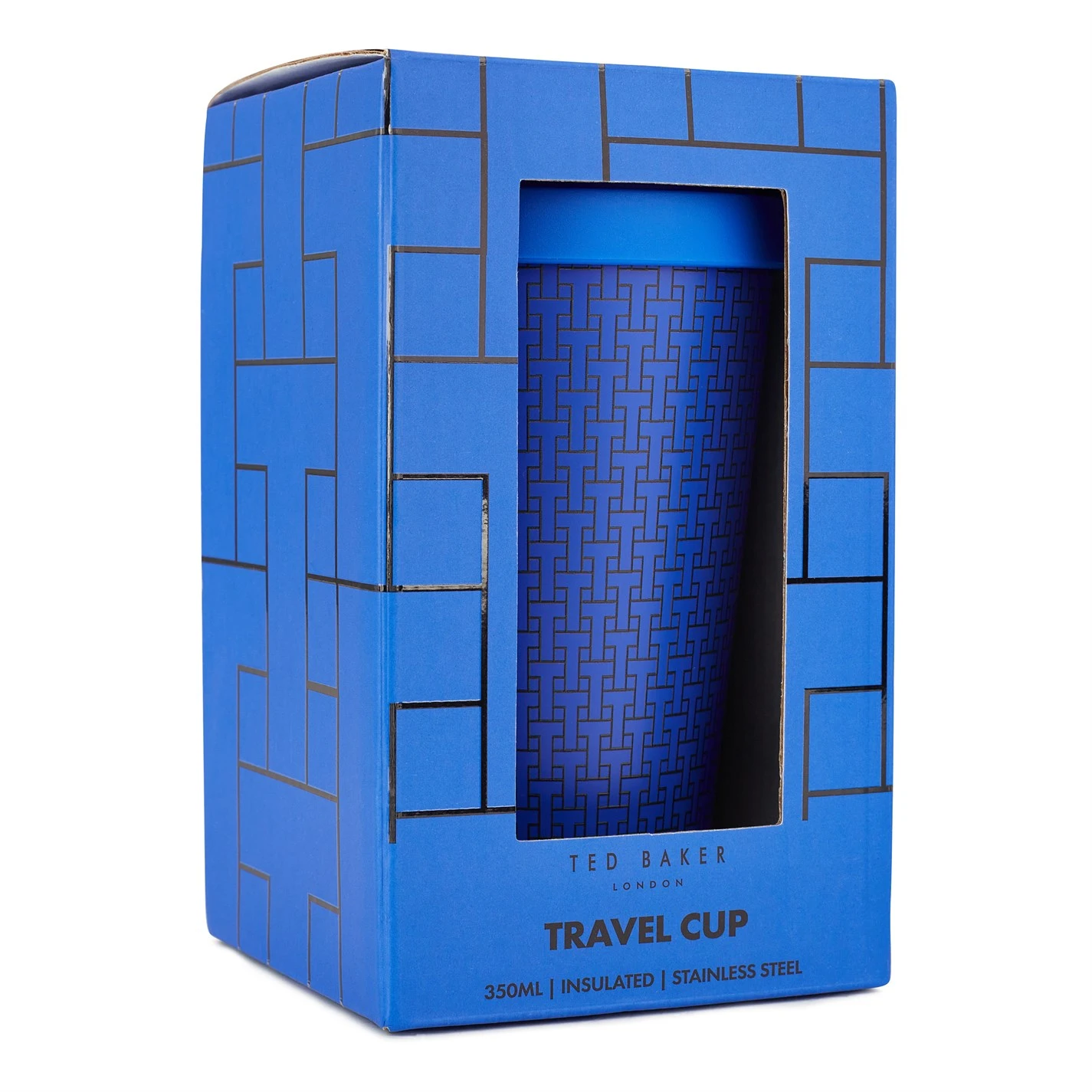 Ted Baker Ted Baker Travel Mug for Men's Accessories Colour Blue 4 Ted Baker Ted Baker Travel Mug for Men's Accessories Colour Blue - Image 2