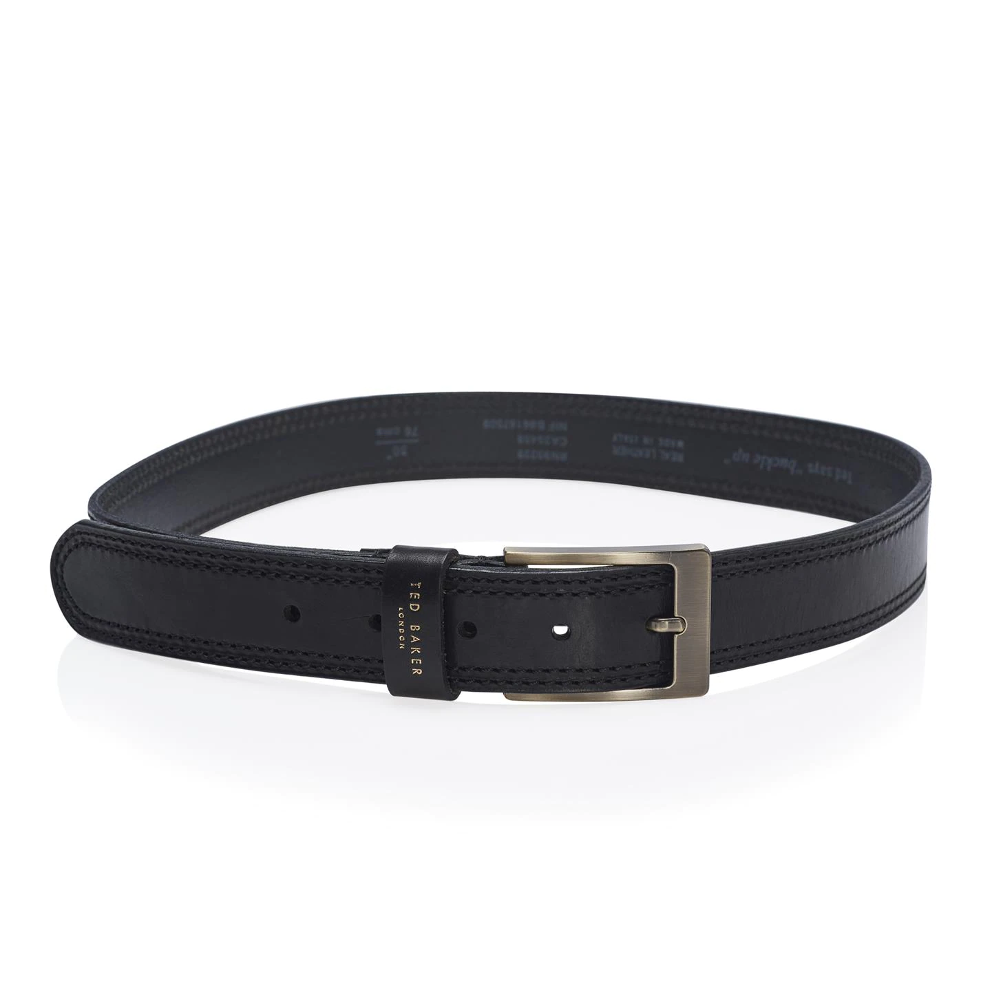 Ted Baker Ted Baker Crickitt Belt Mens for Men's Belts Colour Black 4 Ted Baker Ted Baker Crickitt Belt Mens for Men's Belts Colour Black - Image 2