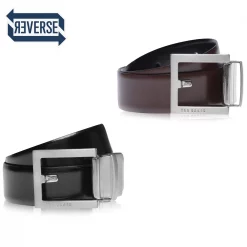 Ted Baker Reversible Fix Belt for Men's Belts Colour BLACK
