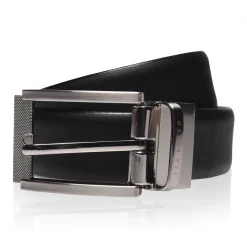 Ted Baker Reva Reverse Belt for Men's Belts Colour BLACK