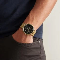 Ted Baker Ted Baker Mimossa Chrono Watch Mens for Men's Watches Colour Gold/Black -Outlet Wardrobe Mix Store 98230610 xxl a2