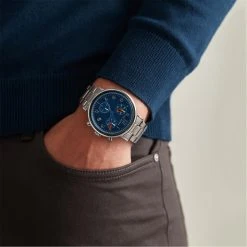 Ted Baker Ted Baker Mimossa Chrono Watch Mens for Men's Watches Colour Silver/Blue -Outlet Wardrobe Mix Store 98313611 xxl a2