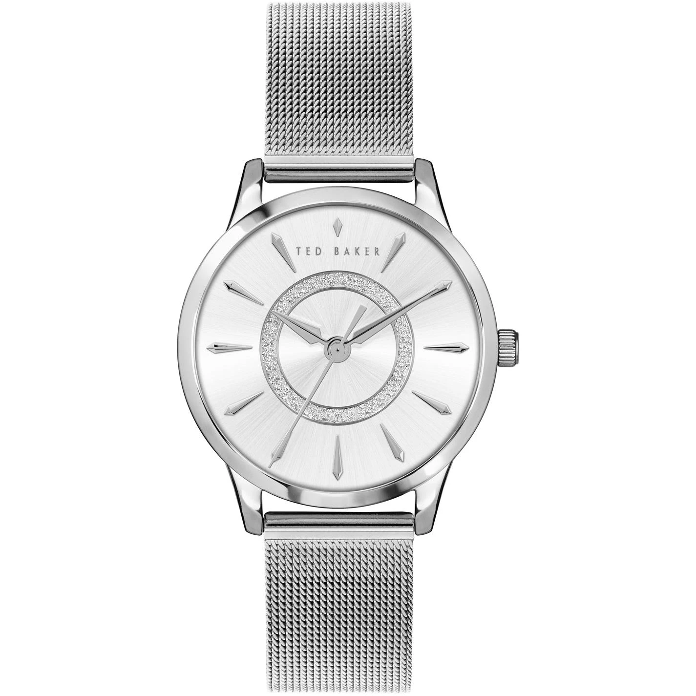 Ted Baker Ted Baker Fitzrovia Charm Watch Womens for Ladies' Watches Colour Silver 3 Ted Baker Ted Baker Fitzrovia Charm Watch Womens for Ladies' Watches Colour Silver