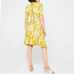 Ted Baker Ted Baker Monniey Skater Dress Womens for Dresses Colour Yellow -Outlet Wardrobe Mix Store 99047413 xxl a2