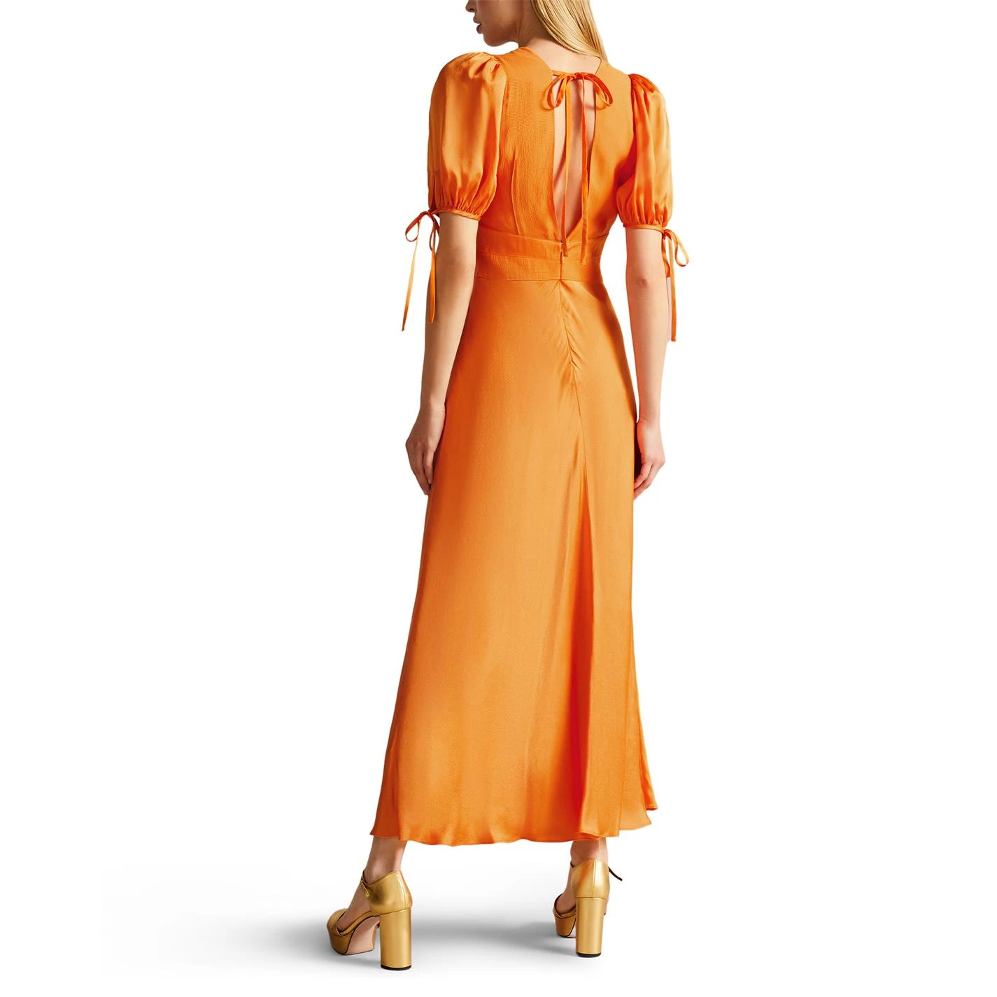 Ted Baker Lysette Maxi Dress for Dresses Colour Orange 5 Ted Baker Lysette Maxi Dress for Dresses Colour Orange - Image 3