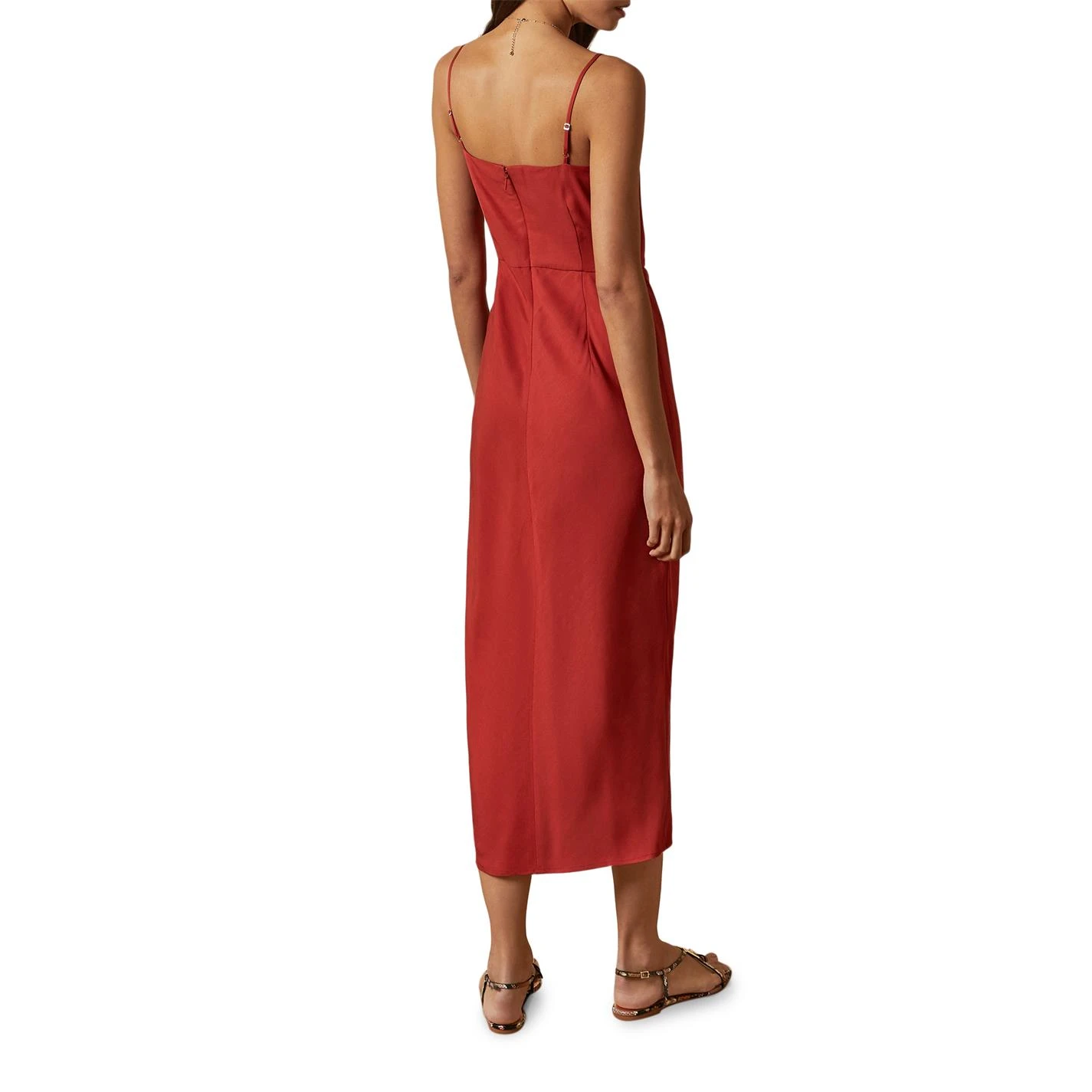 Ted Baker Laani Knot Dress for Prom Dresses Colour Dark Brown 5 Ted Baker Laani Knot Dress for Prom Dresses Colour Dark Brown - Image 3